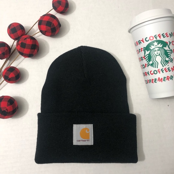Carhartt Accessories - 🆕⭐️ NWT Carhartt Knit Beanie Black Hat🎁
